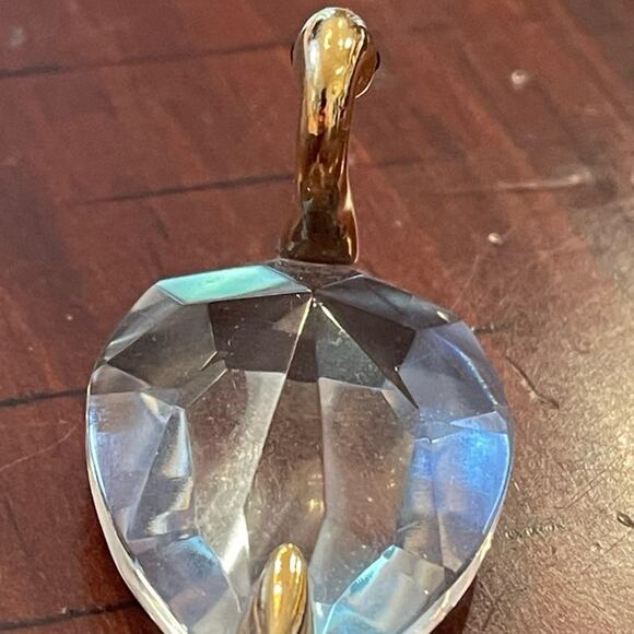 Crystal swan with gold - Picture 12 of 12